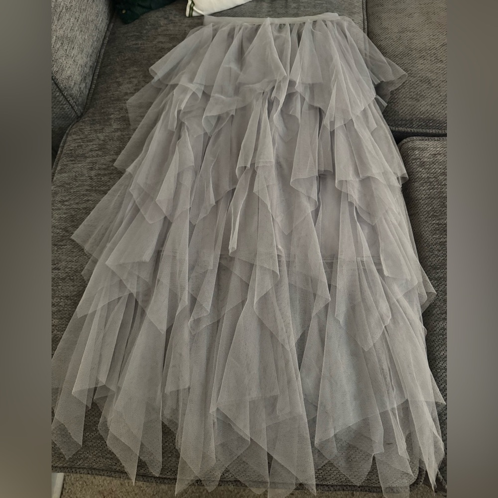 Elegant Layered Tulle Skirt